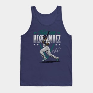 Teoscar Hernandez Seattle Triangle Name Tank Top